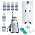 Kit avec EPI pour traiter la punaise de lit - traitement insecticide et fumigène - sans EPI - 200 m²